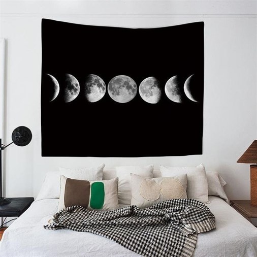 Ayın Evreleri Duvar Halısı 70x90 cm